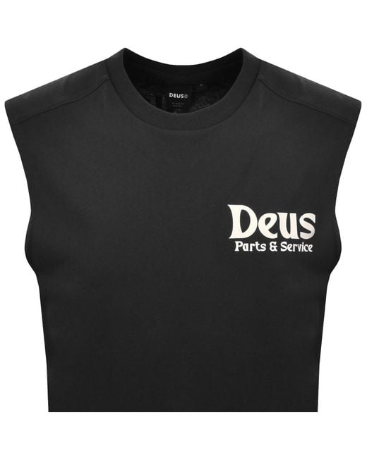 Deus Ex Machina Black Chinook Vest for men
