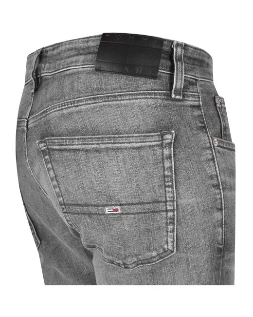 Tommy Hilfiger Gray Austin Slim Tapered Jeans for men