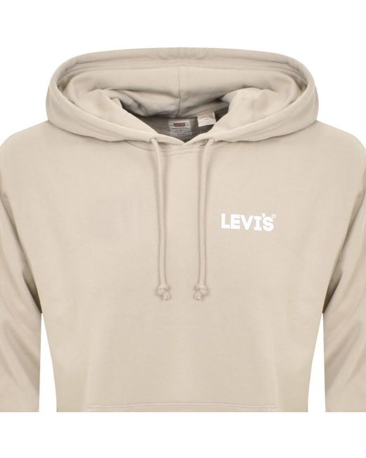 Levi's Natural Relaxed Logo Hoodie for men