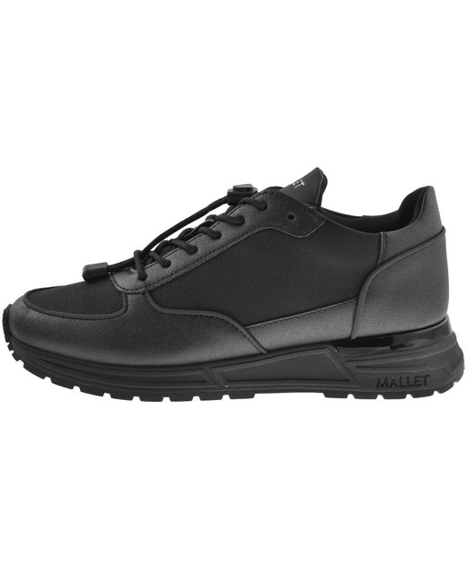 Mallet Black Popham Lite Trainers for men