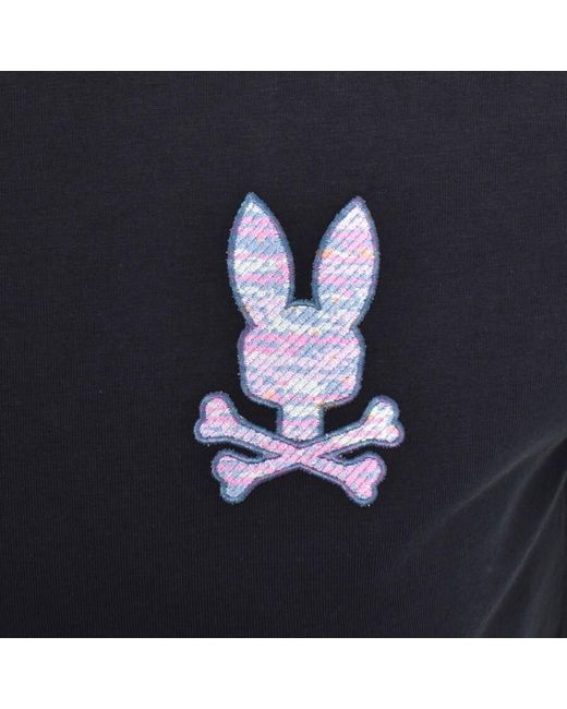Psycho Bunny Blue Coachella T Shirt for men