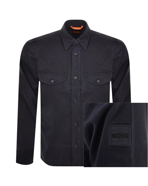 Boss Blue Boss Lovelock Overshirt Jacket for men