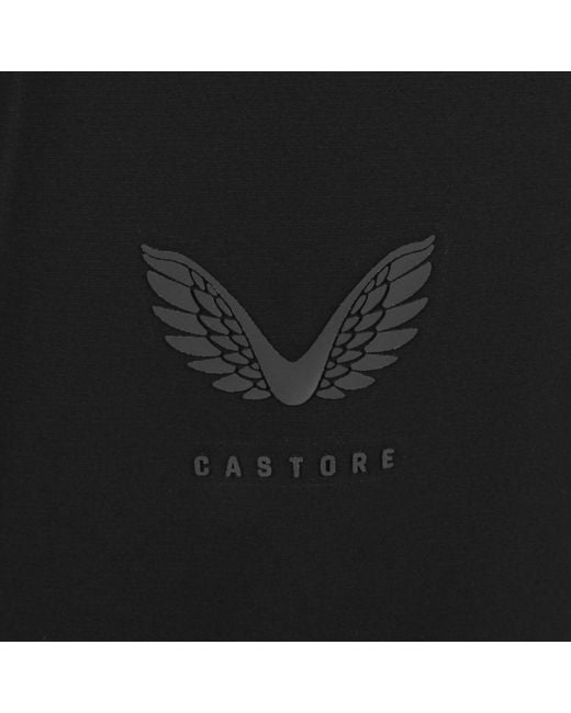 Castore Black Mesh Panel Woven Joggers for men