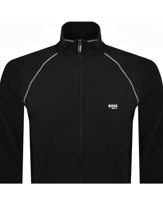 BOSS BUSINESS Black Boss Oliver Full Zip Tracksuit for men