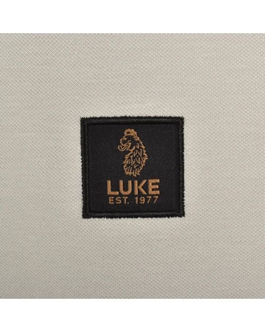 Luke 1977 Gray Makati Polo T Shirt Ice for men