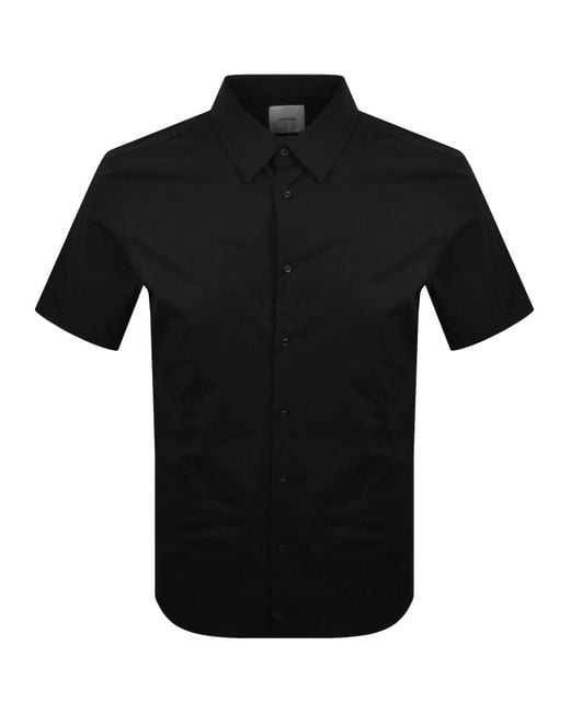 Calvin Klein Black Slim Fit Solid Shirt for men