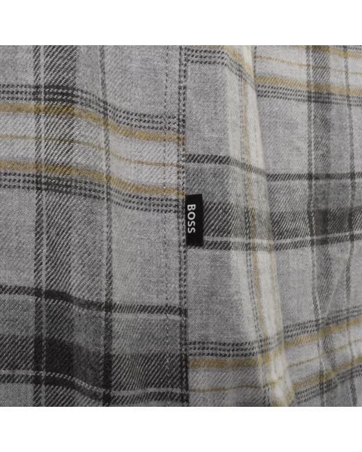BOSS BUSINESS Gray Boss C Owen Overshirt for men