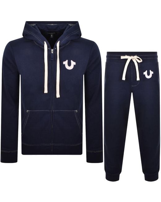 True Religion Blue Tracksuit for men