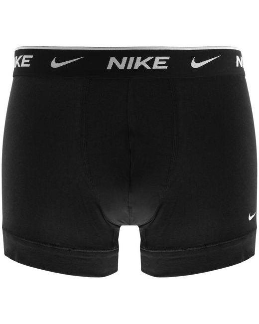 Nike Gray Logo 3 Pack Trunks for men