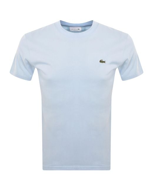 Lacoste Blue Core Logo T Shirt Sky for men