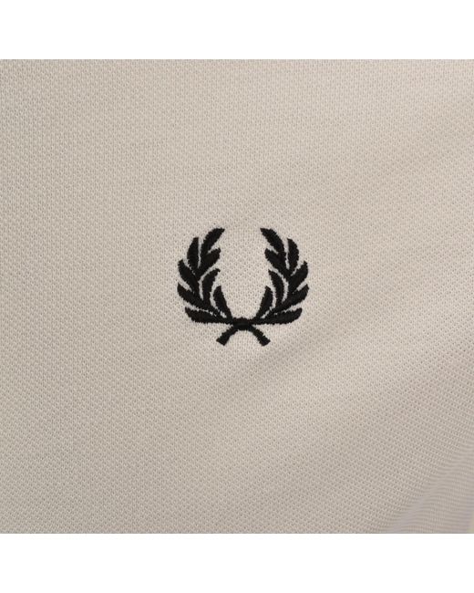 Fred Perry Natural Twin Tipped Cuff T Shirt for men