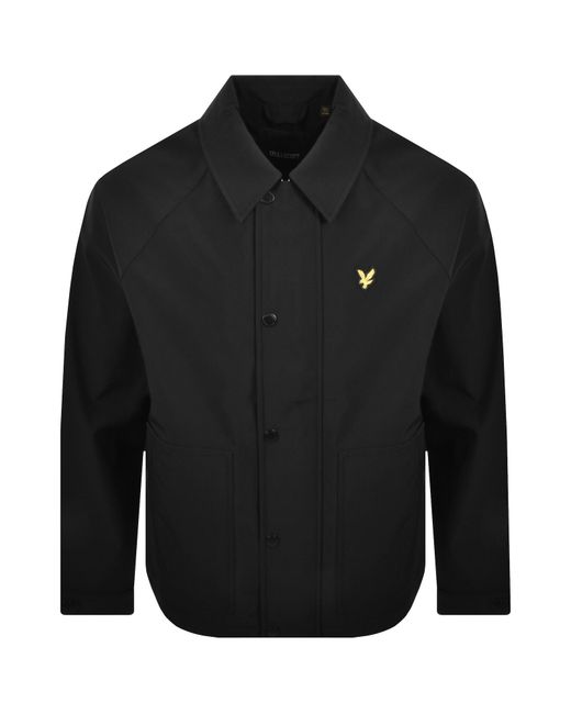 Lyle & Scott Black Softshell Work Jacket for men