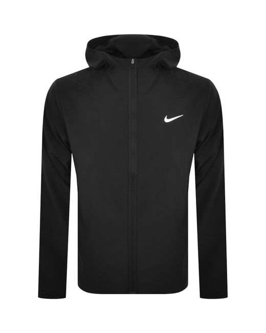 Nike Black Training Hooded Fitness Jacket for men