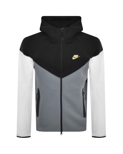 Nike Black Sportswear Tech Full Zip Hoodie for men