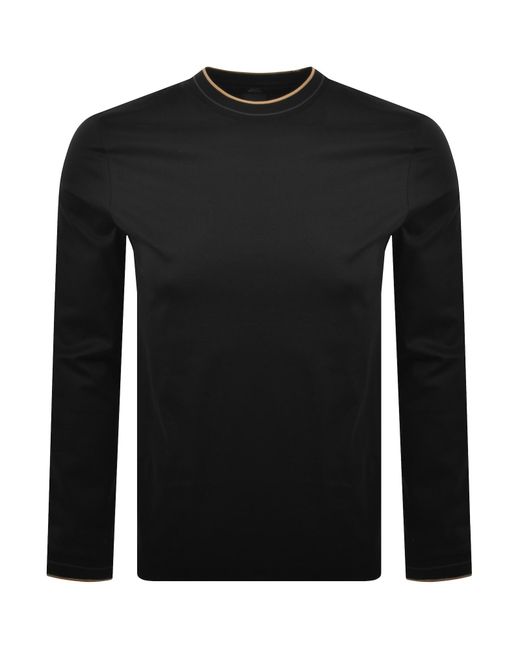 BOSS BUSINESS Black Boss H Tenison 195 Slim Fit T Shirt for men