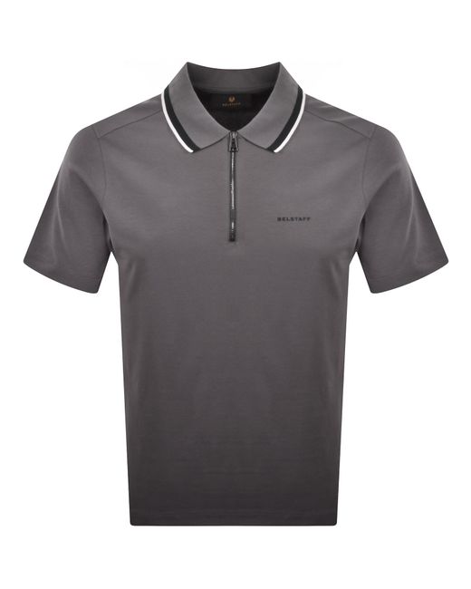 Belstaff Gray Alloy Tipped Polo T Shirt Tornado for men