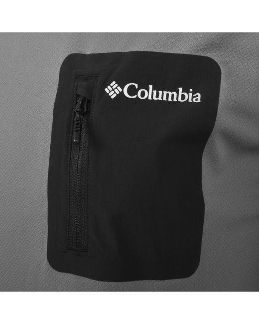 Columbia Gray Long Sleeved Tech T Shirt for men