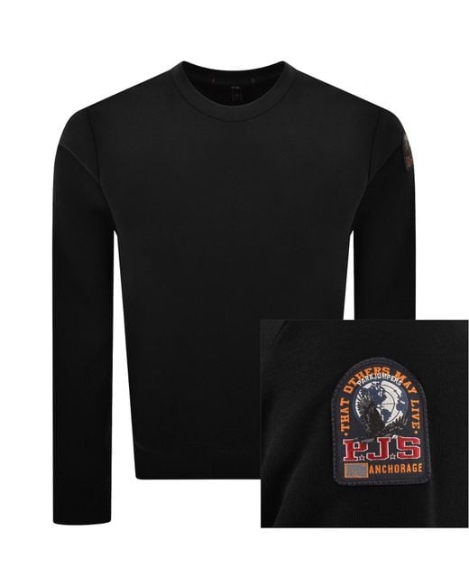 Parajumpers Black K2 Sweatshirt for men