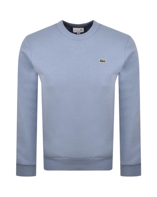 Lacoste Blue Crew Neck Sweatshirt for men