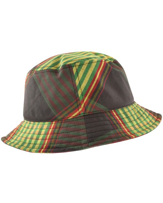 Vivienne Westwood Green Tartan Bucket Hat for men