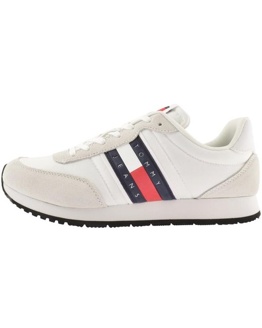 Tommy Hilfiger White Runner Casual Trainers for men