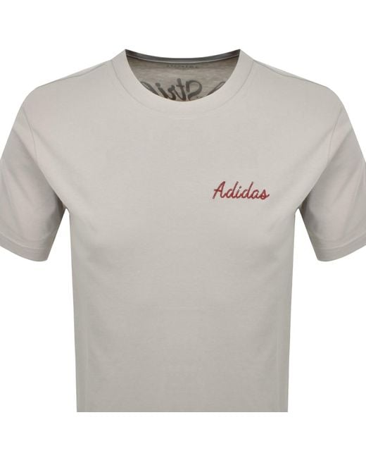 Adidas Gray Bowling T Shirt for men