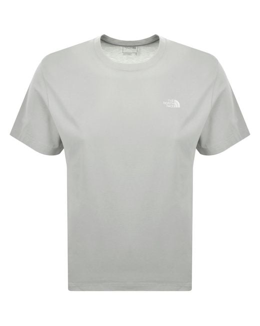The North Face Gray Logo T Shirt for men