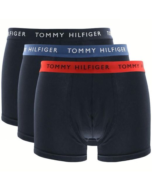 Tommy Hilfiger Triple Pack Boxer Shorts in Navy Blue trunks pants underwear 