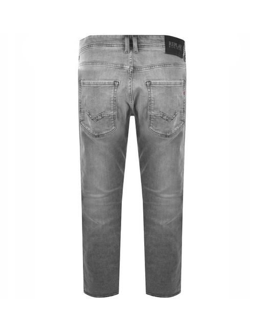 Replay Gray Rocco Jeans Medium for men