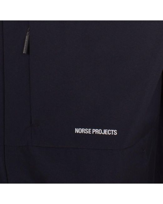 Norse Projects Blue Jens Gore Tex Shirt Overshirt for men