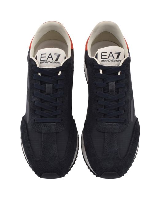 EA7 Blue Emporio Armani Trainers for men