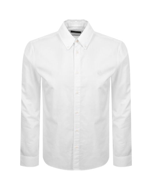 Belstaff White Street Long Sleeved Shirt for men