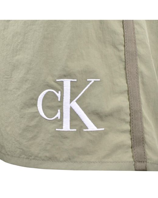 Calvin Klein Green Swim Shorts Laurel Oak for men