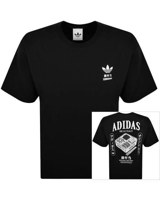 Adidas Originals Black Bentobox T Shirt for men