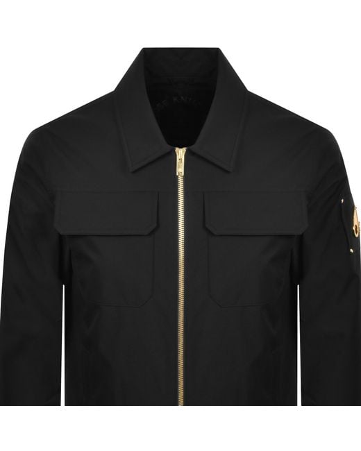 Moose Knuckles Black Jacques Overshirt for men