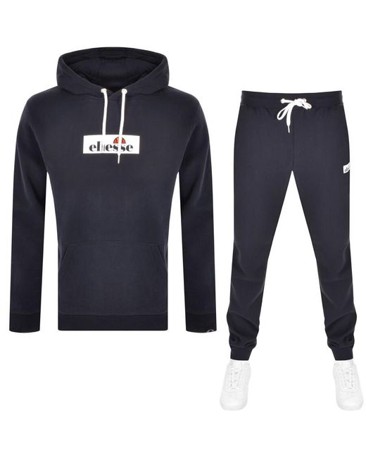 blue ellesse tracksuit