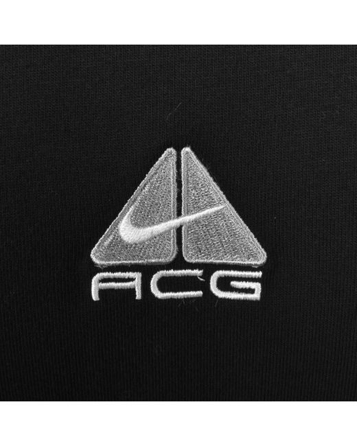 Nike Black Acg Lungs Long Sleeve T Shirt for men