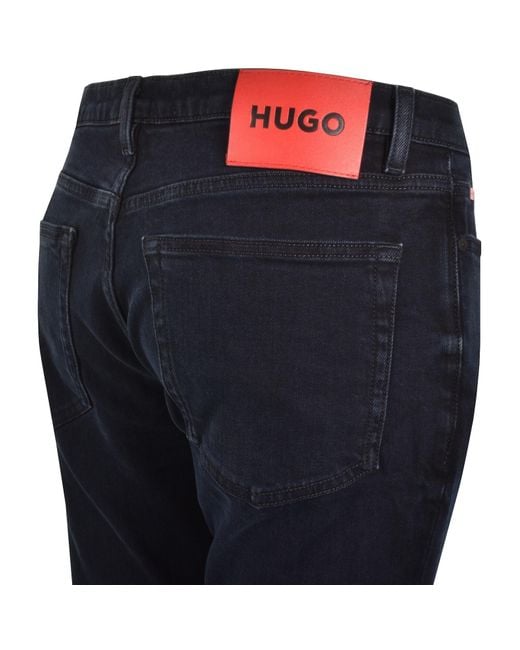 HUGO Blue 734 Extra Slim Jeans Dark Wash for men
