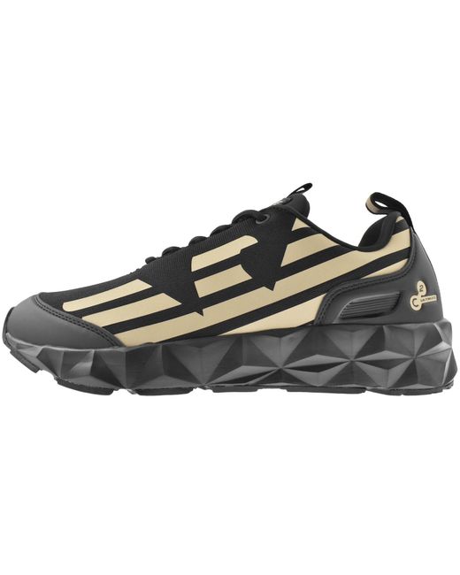 EA7 Black Emporio Armani Ultimate Trainers for men