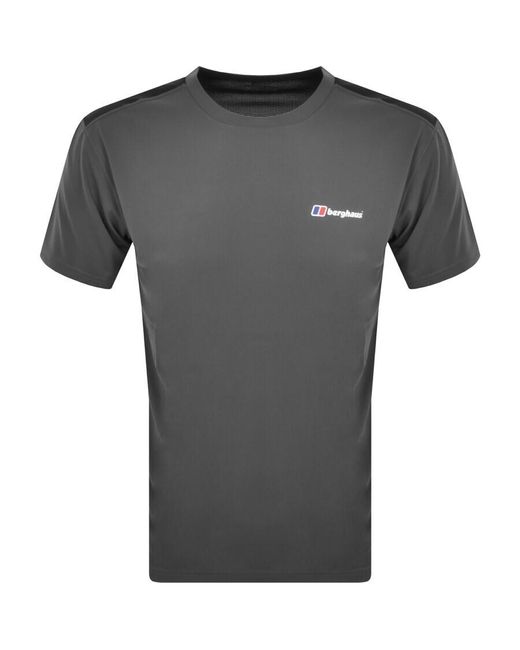Berghaus Gray Wayside Tech T Shirt for men