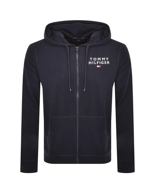 Tommy Hilfiger Blue Full Zip Hoodie for men