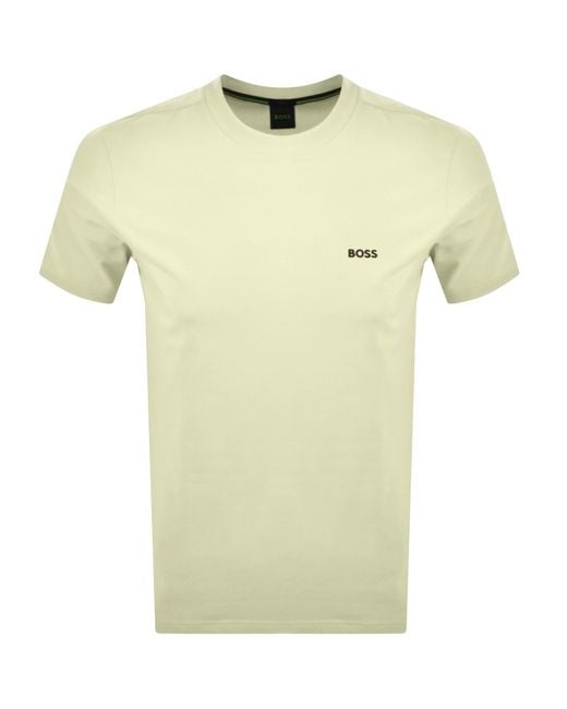 Boss Yellow Boss Tee T Shirt Open for men