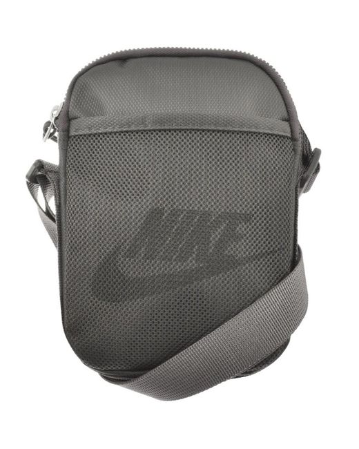 Nike Gray Heritage Crossbody Bag for men