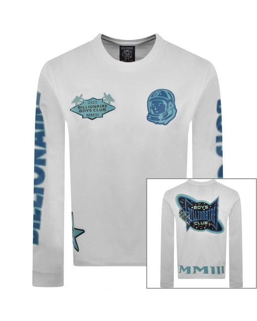BBCICECREAM Blue Multi Graphic T Shirt for men