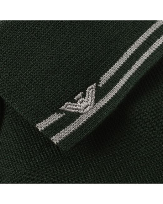 Armani Green Emporio Short Sleeved Polo T Shirt for men