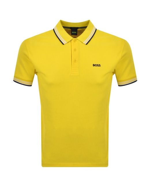 Boss Yellow Boss Paddy Polo T Shirt Bright for men