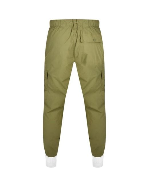 Marshall Artist Green Reno Cargo Trousers for men