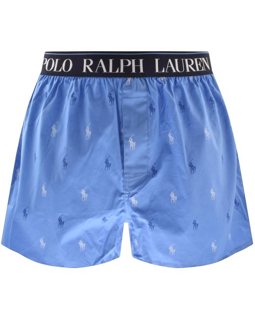 Ralph Lauren Blue Underwear 3 Pack Boxers for men