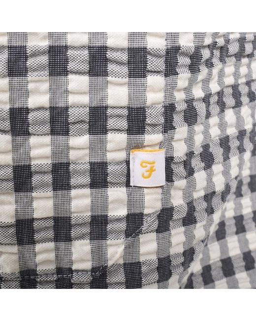 Farah Gray Farah Kegan Short Sleeve Shirt for men