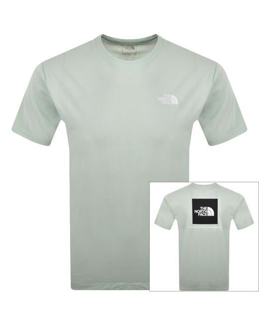 The North Face Green Evolution Box T Shirt for men